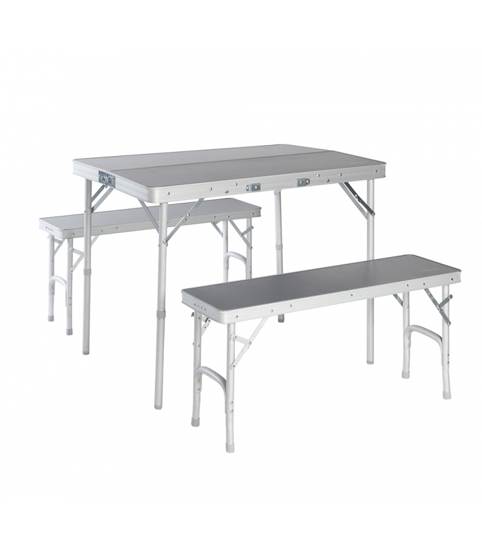 [226906] Zestaw mebli Granite 90 (stolik +2 ławki)