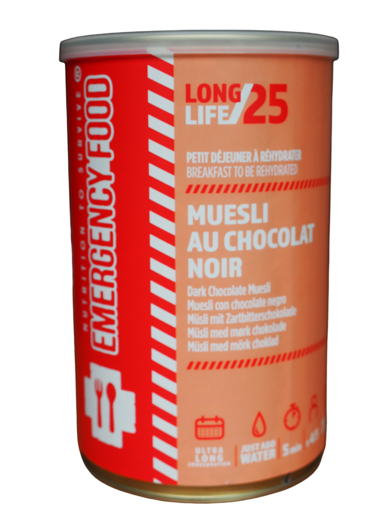 Potrawa Emergency Food® by Nutridry Musli z mlekiem i gorzką czekoladą