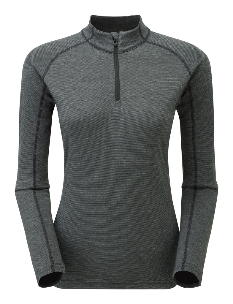 [197084] Koszulka Primino 220 zipneck W AW17 (black, M)