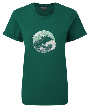 [241536] Koszulka Great Mountain T-Shirt W's (wakame green, L)