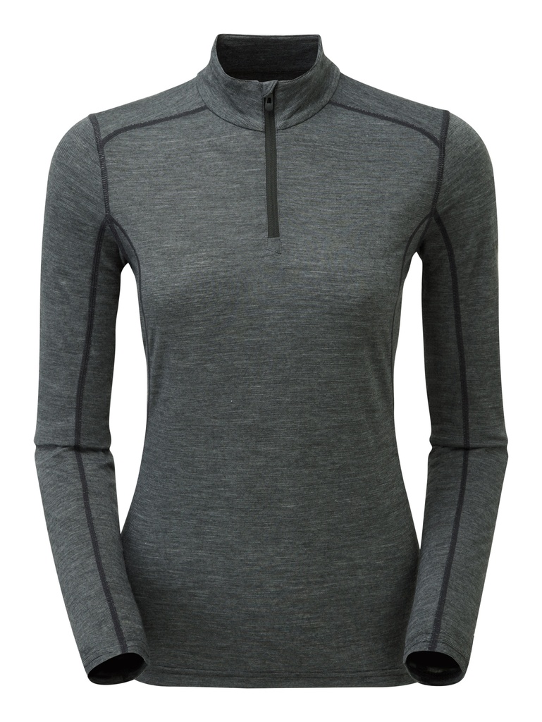 [197019] Koszulka Primino 140 zipneck W AW17 (black, M)