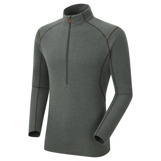 Koszulka Primino 220 zip neck L/S (shadow, L)
