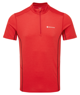 [241461] Koszulka Dart Zip T-shirt (alpine red, M)