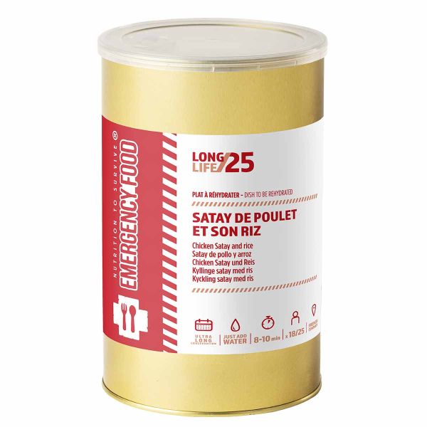 [279853] Potrawa Emergency Food® Ryż z kurczakiem Satay (18 porcji)