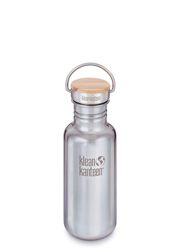 Butelka stalowa Kanteen Reflect 532 ml z nakrętką Bamboo Cap